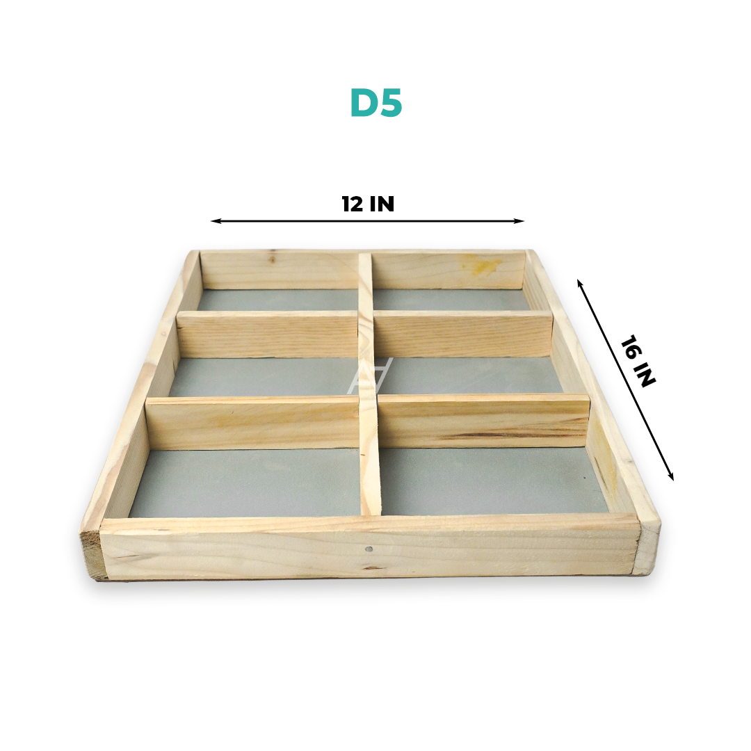 Dryfruits Partition Tray - Serving Tray - Aliakbardecoration
