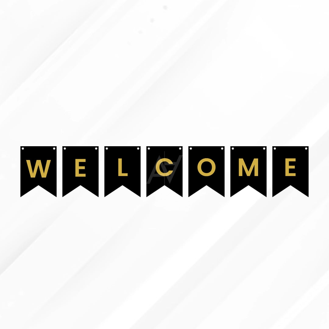 Welcome Bunting Banners