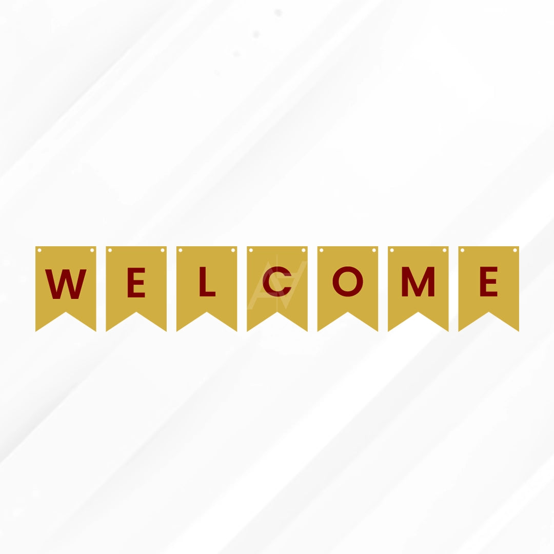 Welcome Bunting Banners
