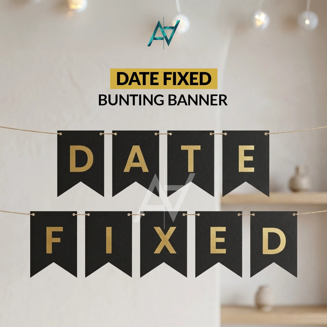 Date Fixed Bunting Banner