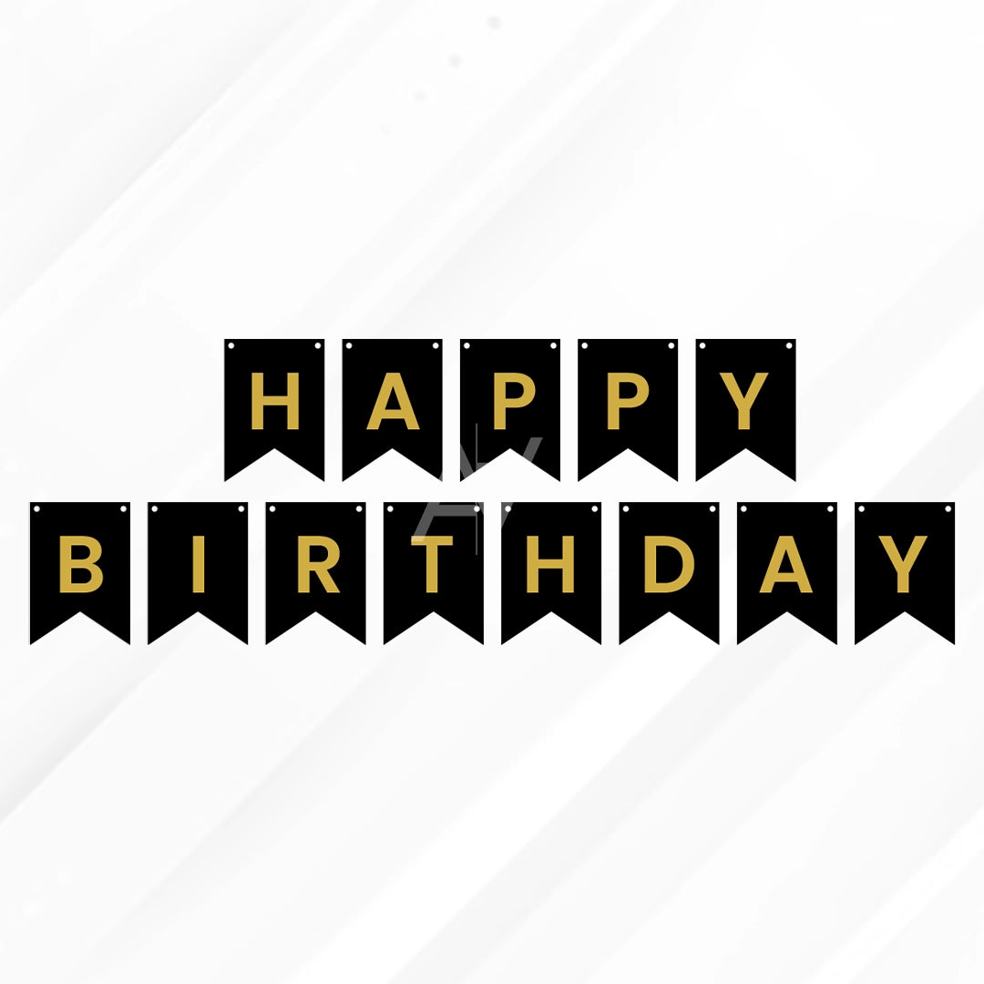 Happy Birthday Buntings Banners