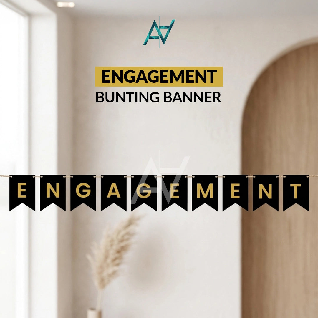 Engagement Bunting Banner