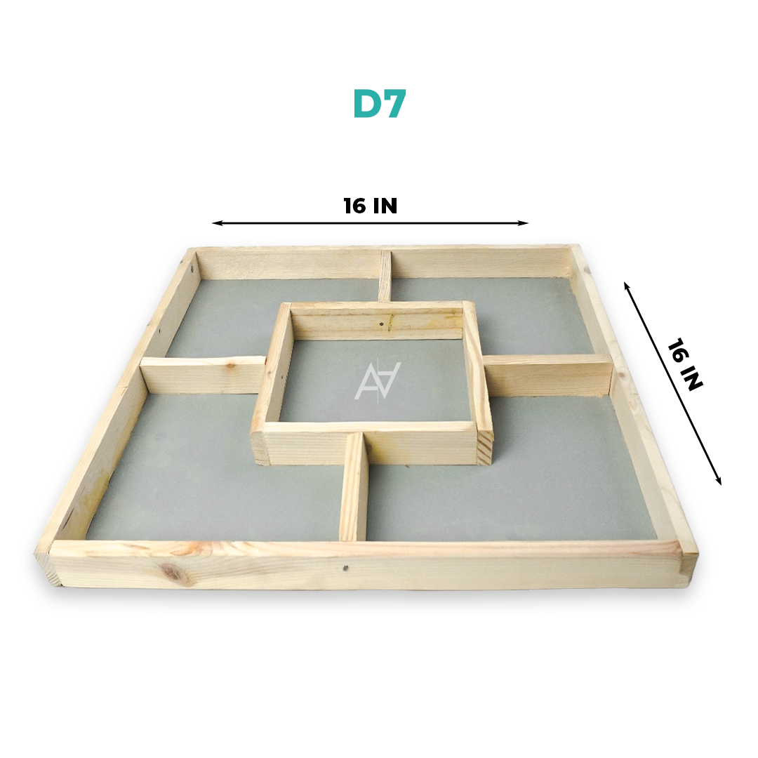 Dryfruits Partition Tray - Serving Tray - Aliakbardecoration