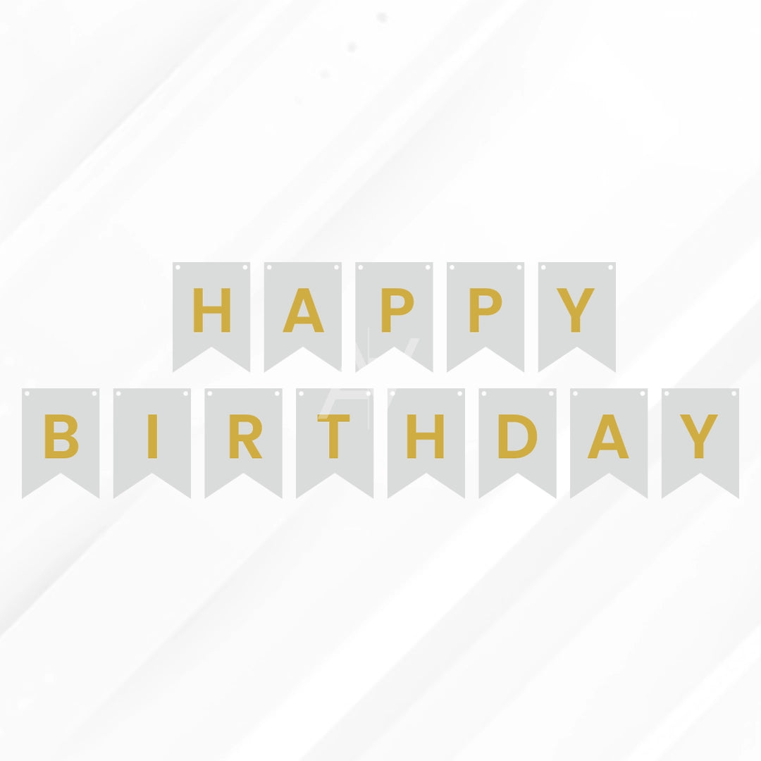 Happy Birthday Buntings Banners