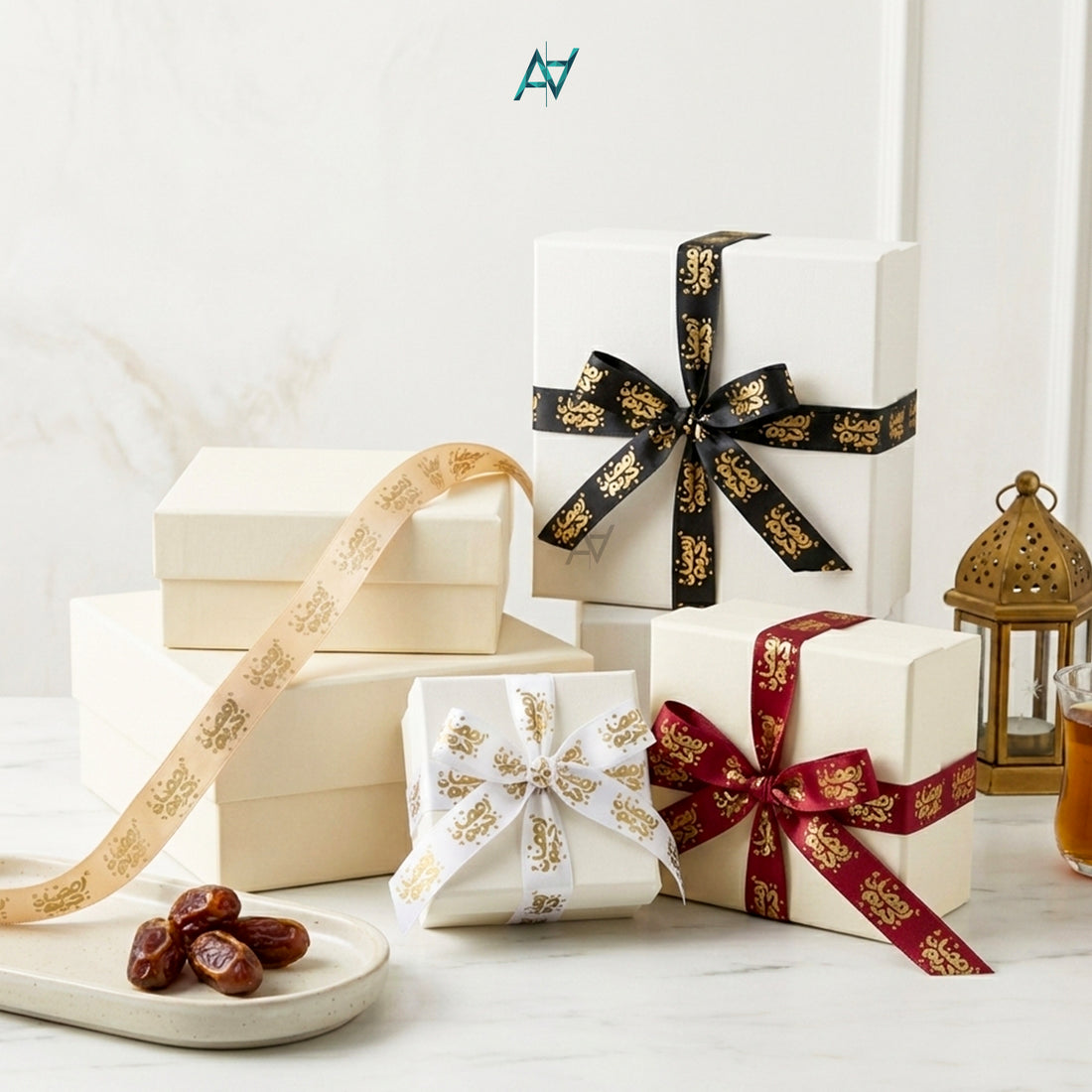 Ramadan Printed Ribbons for Decorations & Packaging - Aliakbardecoration