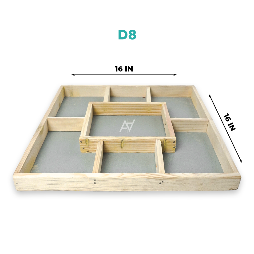 Dryfruits Partition Tray - Serving Tray - Aliakbardecoration