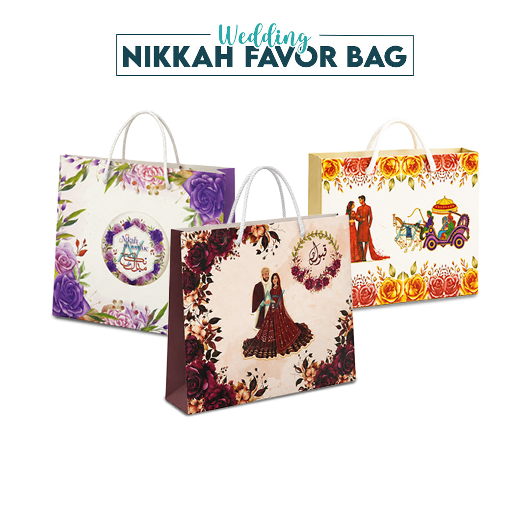 Wedding Nikkah Favor Bags