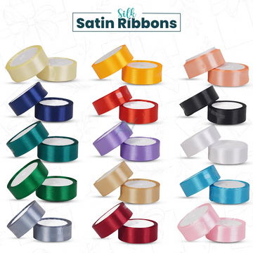 Satin Ribbon Roll – 1 Inch (10 Yards)