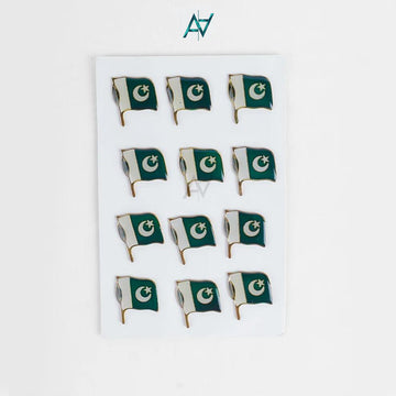 Pack of 12 - Pakistan Magnetic Badges
