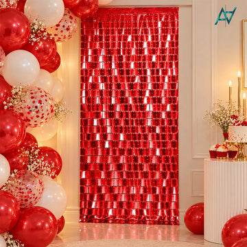 Small Box Foil Curtains