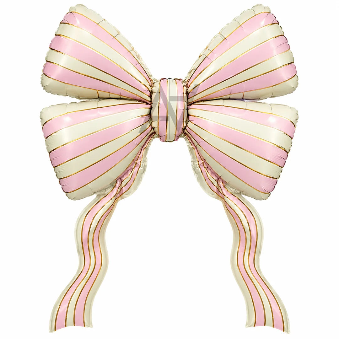 Bow Foil Balloon – 35 Inch Large Ribbon Bow Balloon for Birthday & Party Decorations