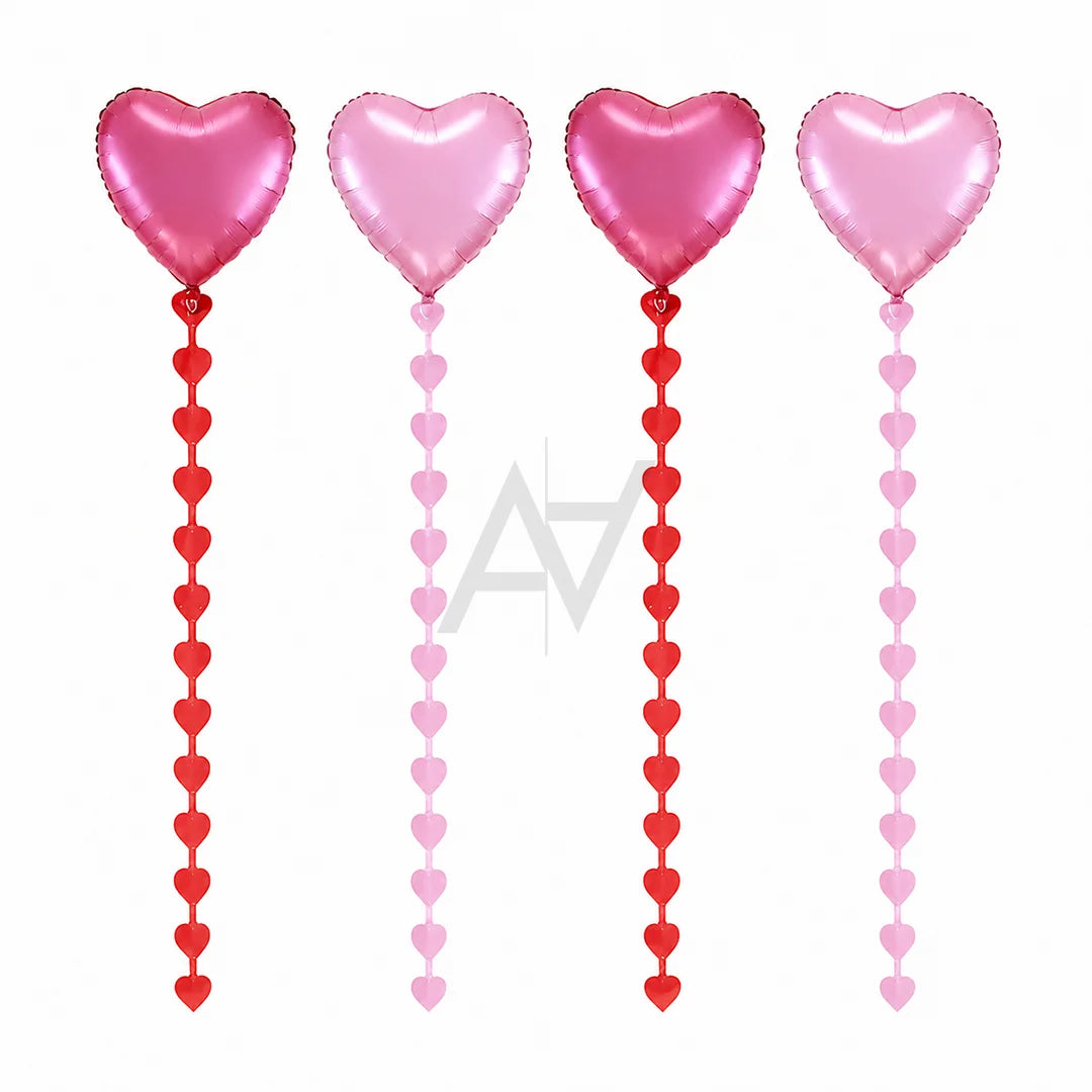 Heart Shape Foil Balloons