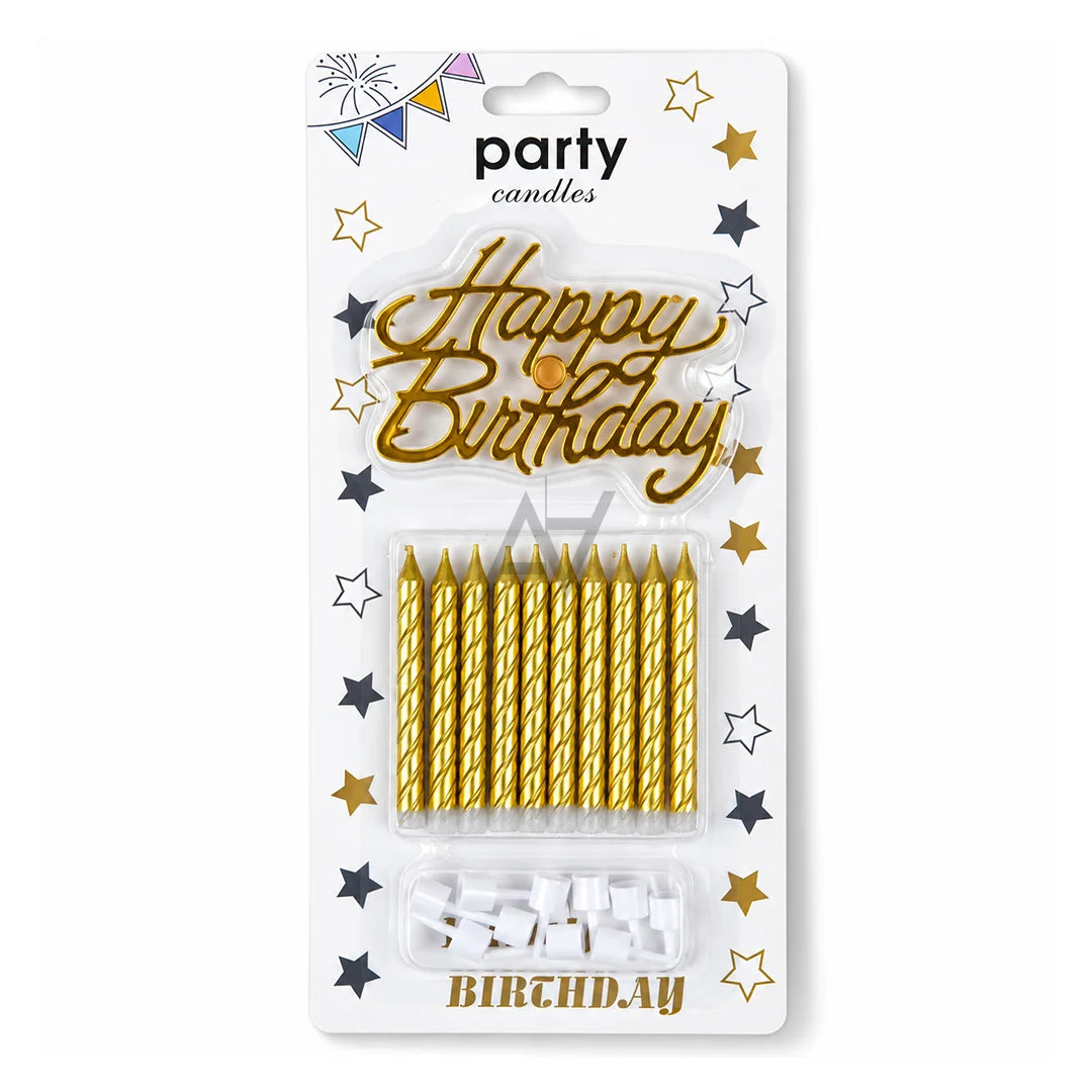 Happy Birthday Cake Candle