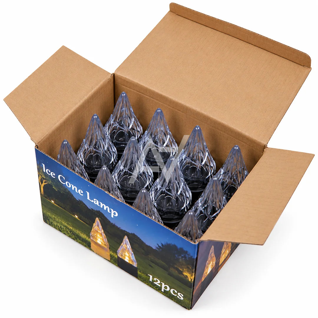 Ice Cone LED Lamps – Decorative Crystal Flame Lights
