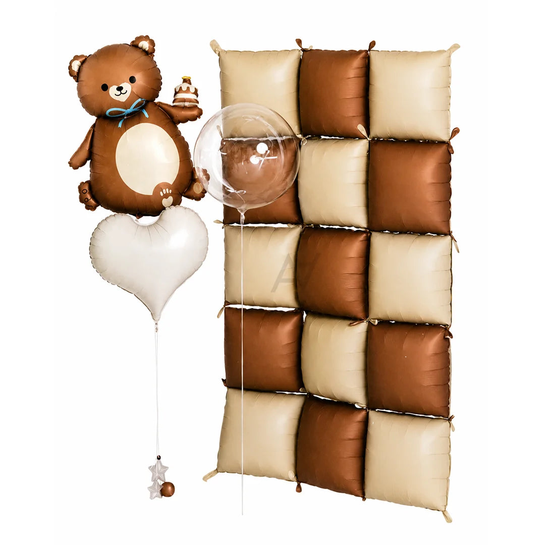 20 pcs Teddy Foil Balloon Kit
