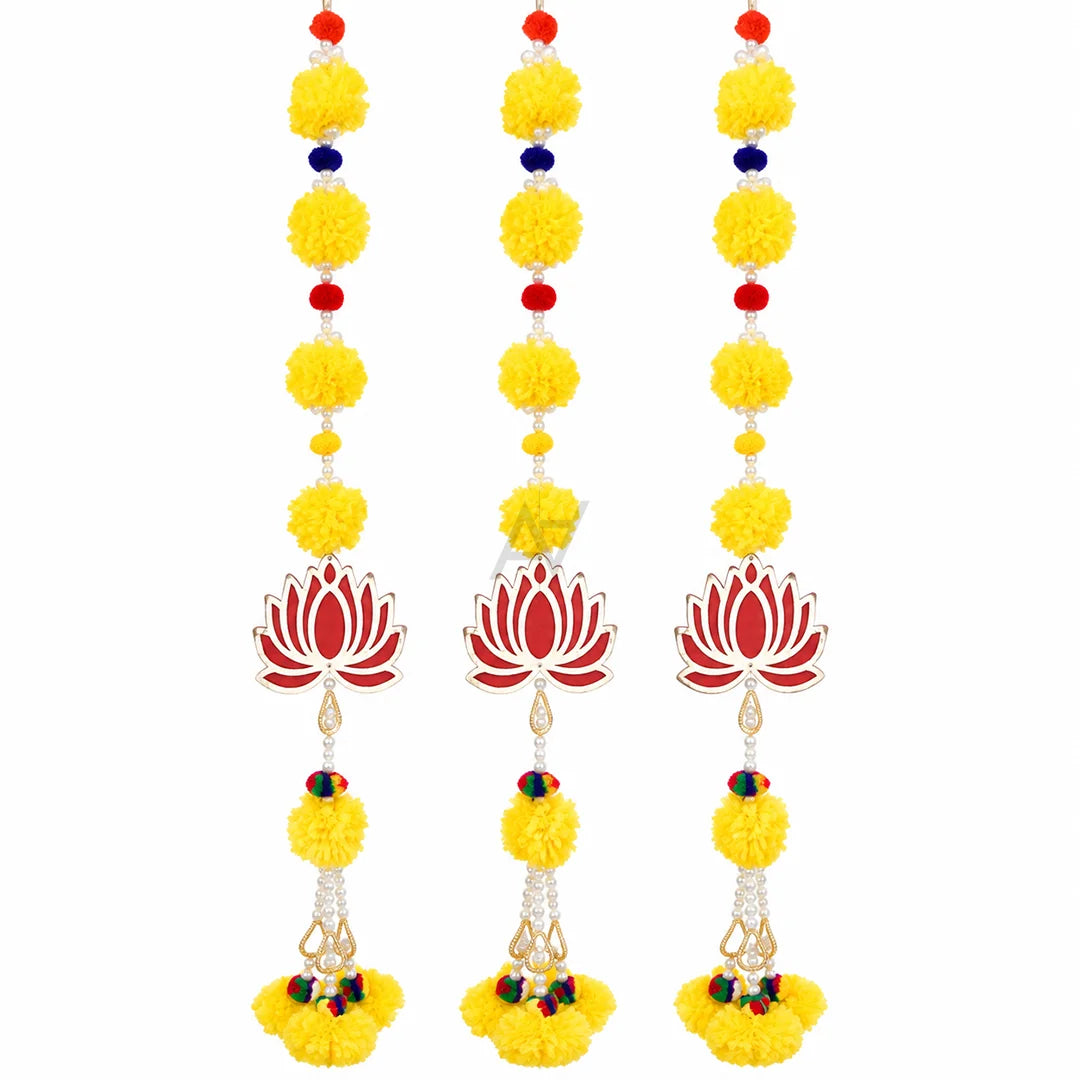 Yellow Marigold Garland Lari - 1 pc