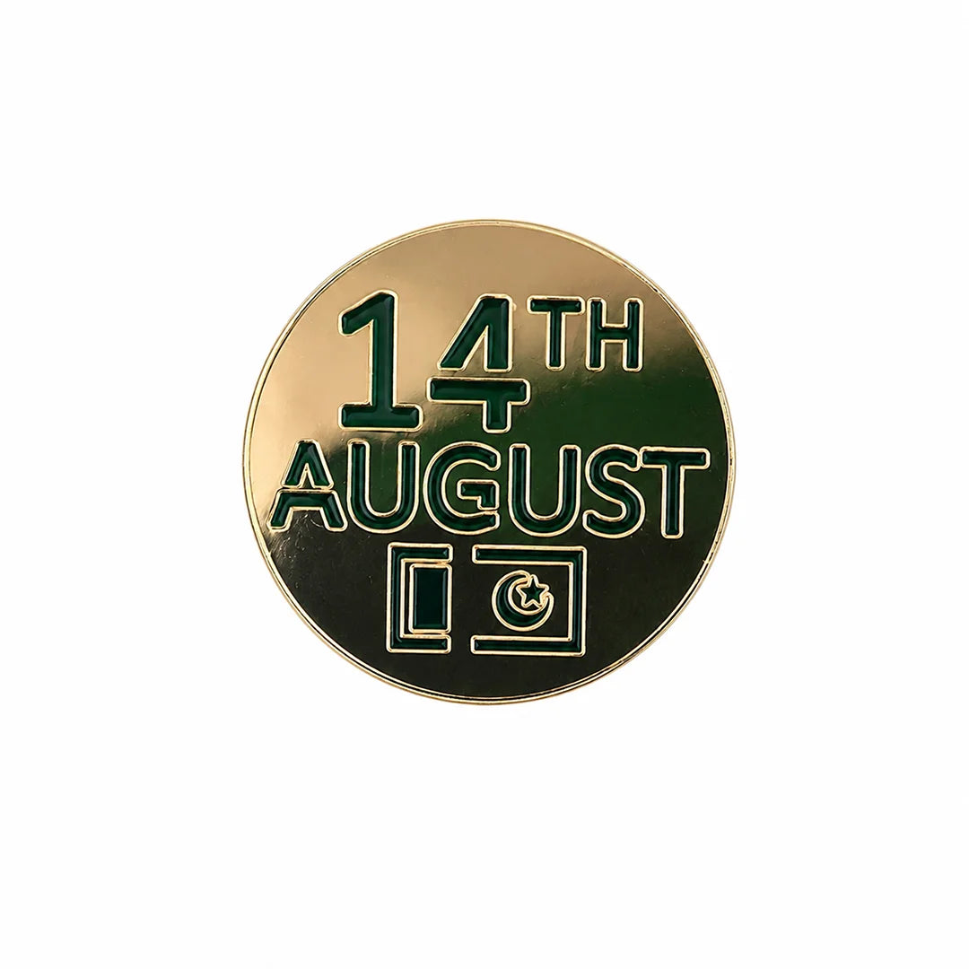 Acrylic Golden Badges