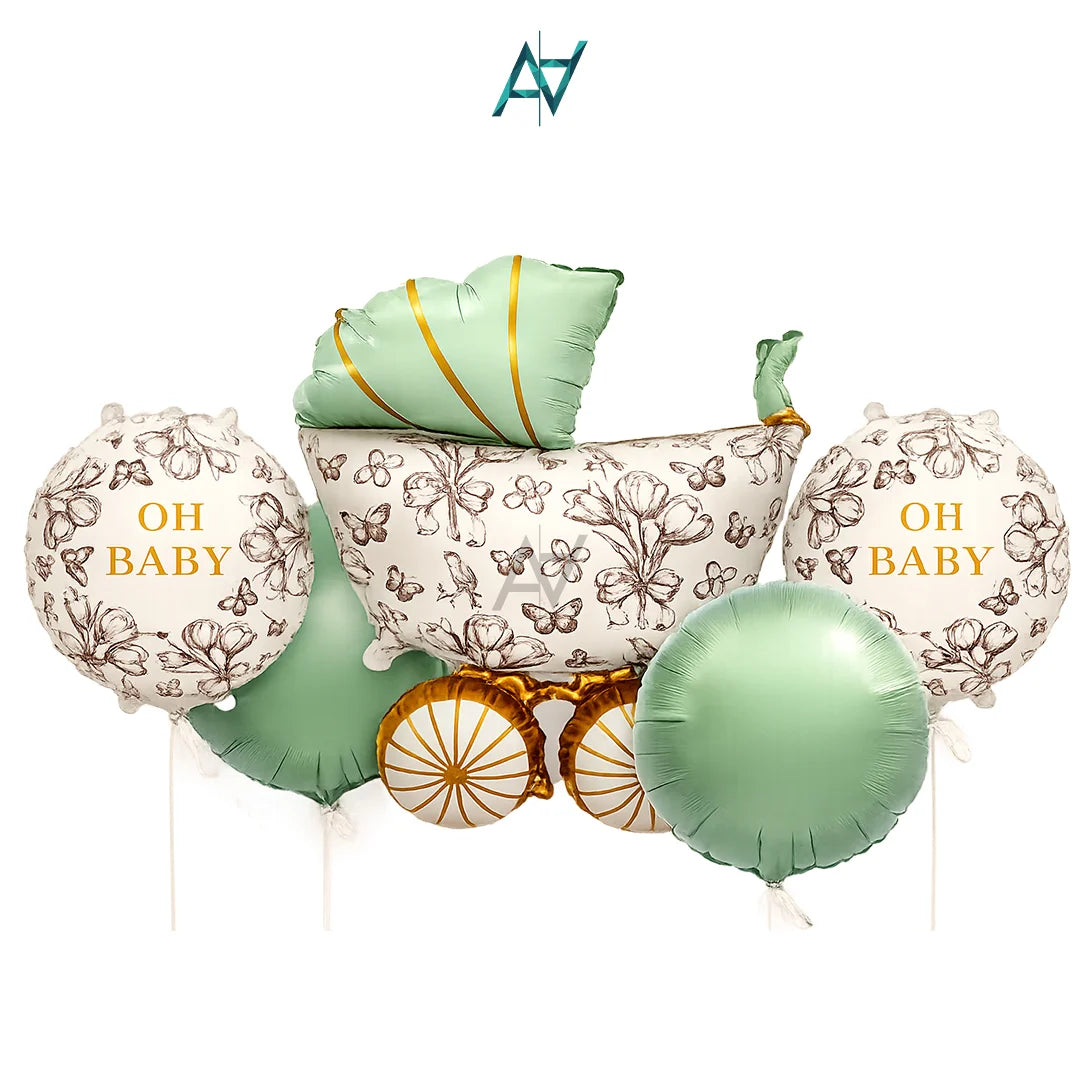 Oh Baby Foil Balloon Set