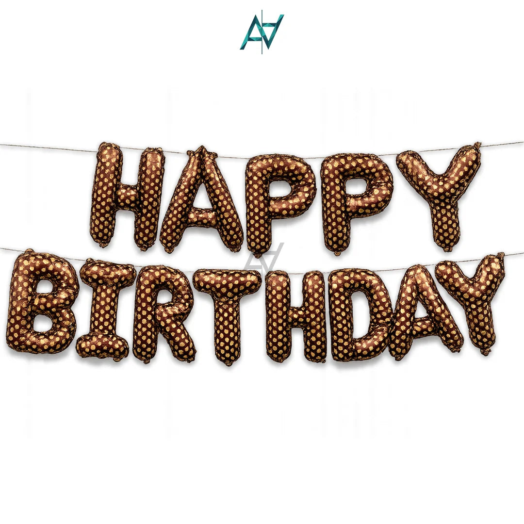 Happy Birthday Foil Balloons - Multiple Themes