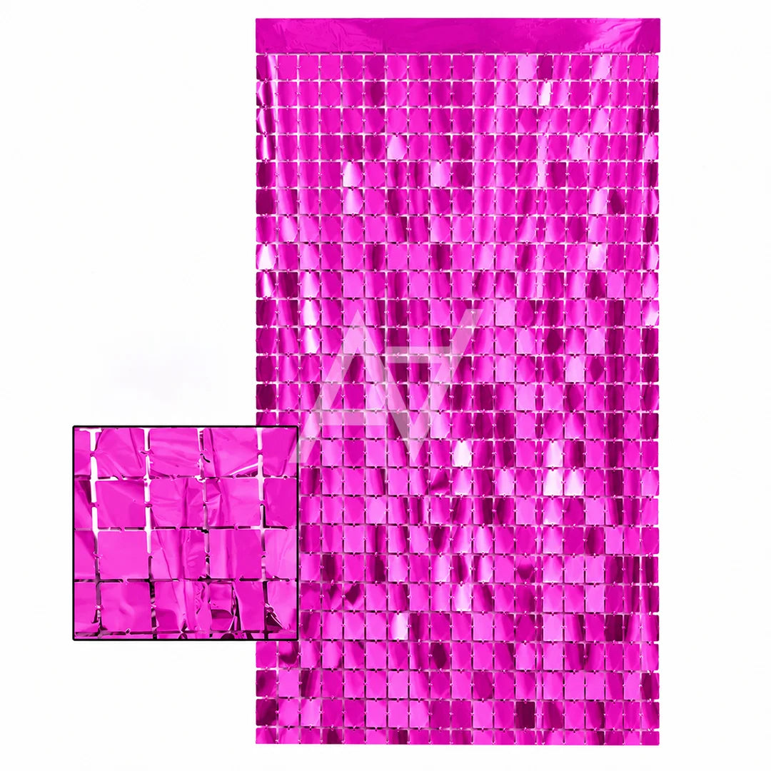 Small Box Foil Curtains
