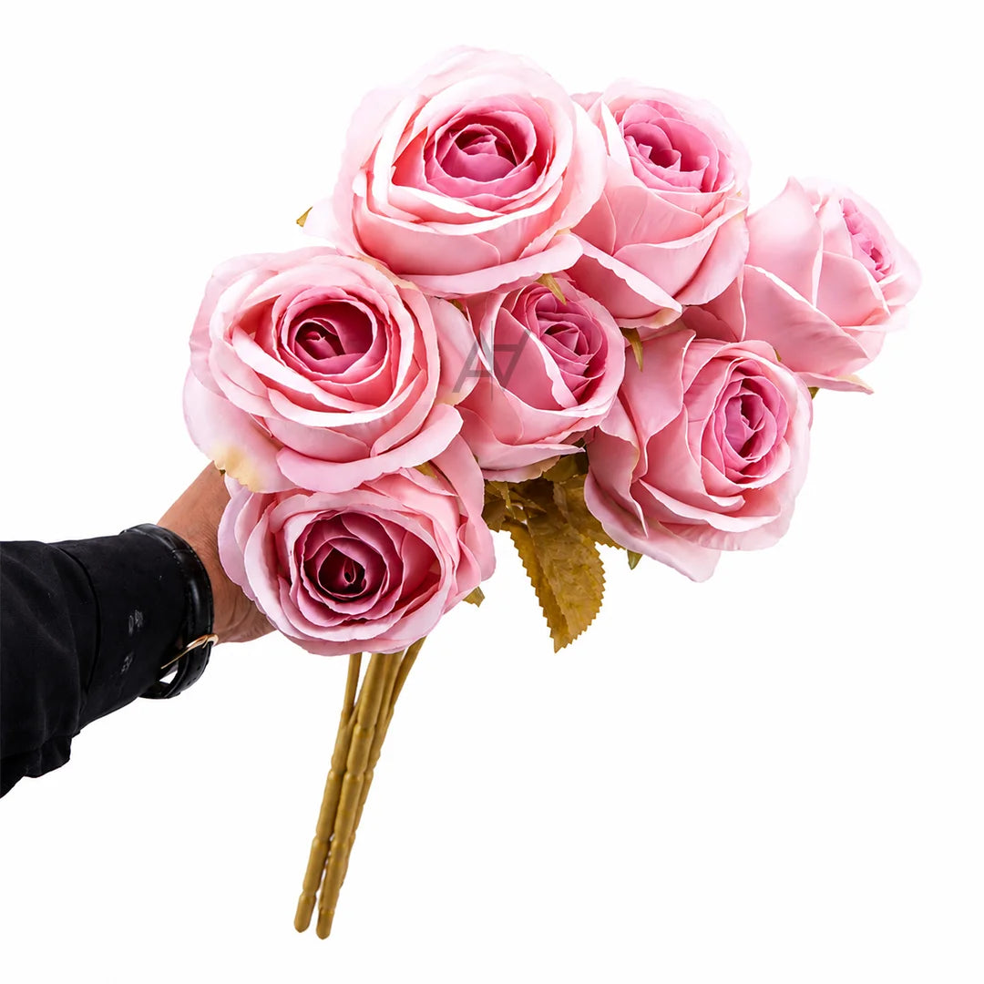 Artificial Roses with Golden Stick