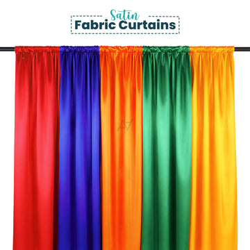 Satin Fabric Curtain Backdrop