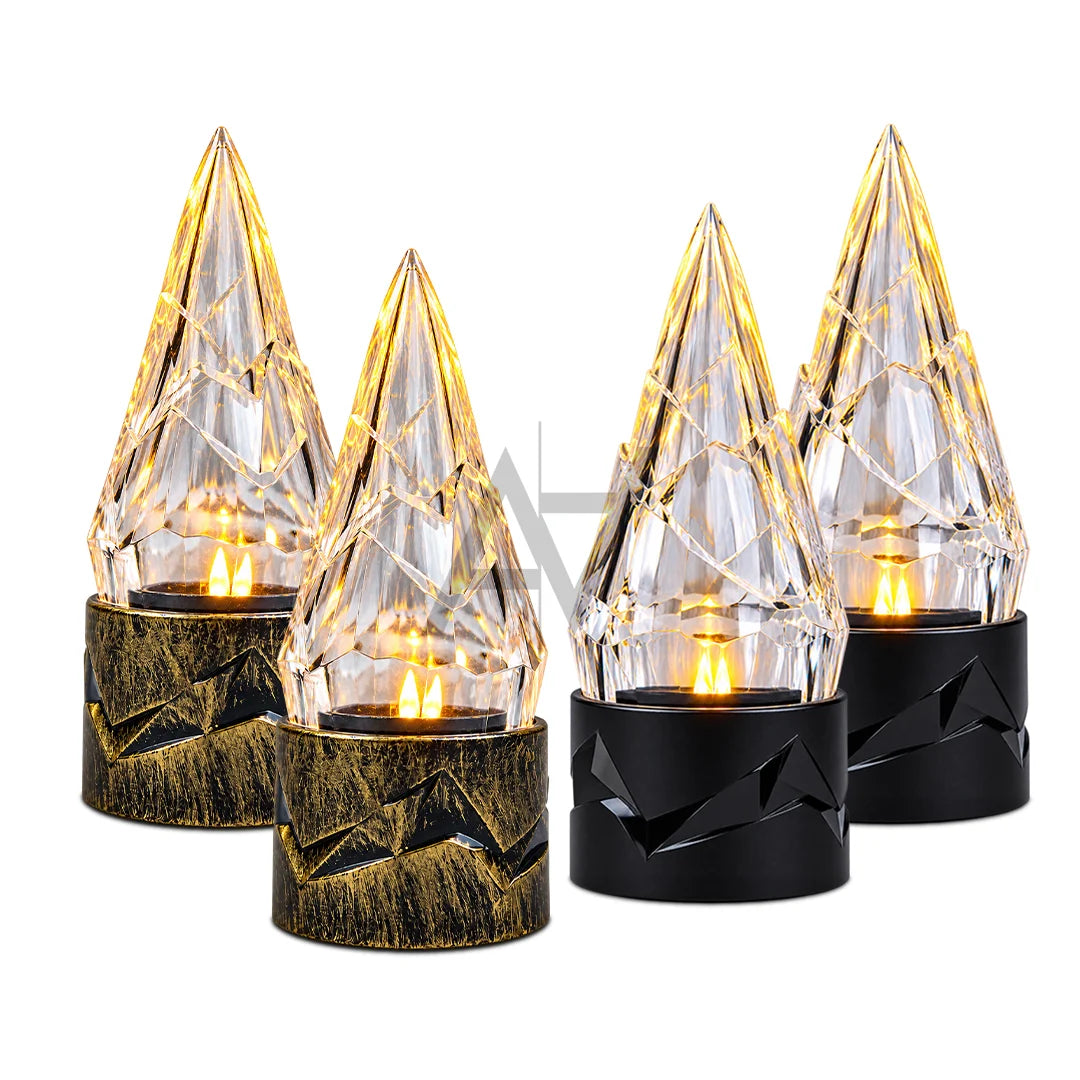 Ice Cone LED Lamps – Decorative Crystal Flame Lights
