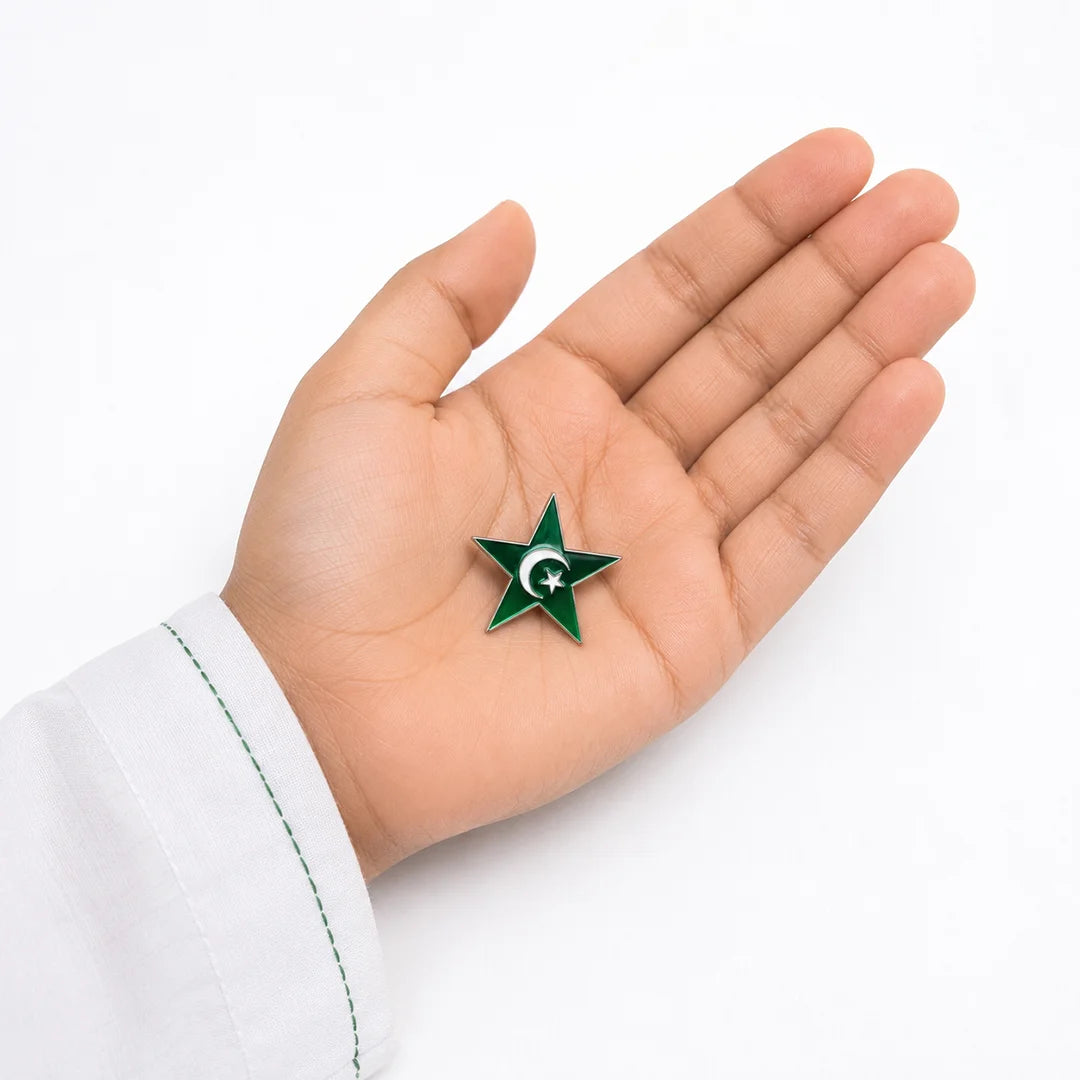 Pakistan Day Star Badges