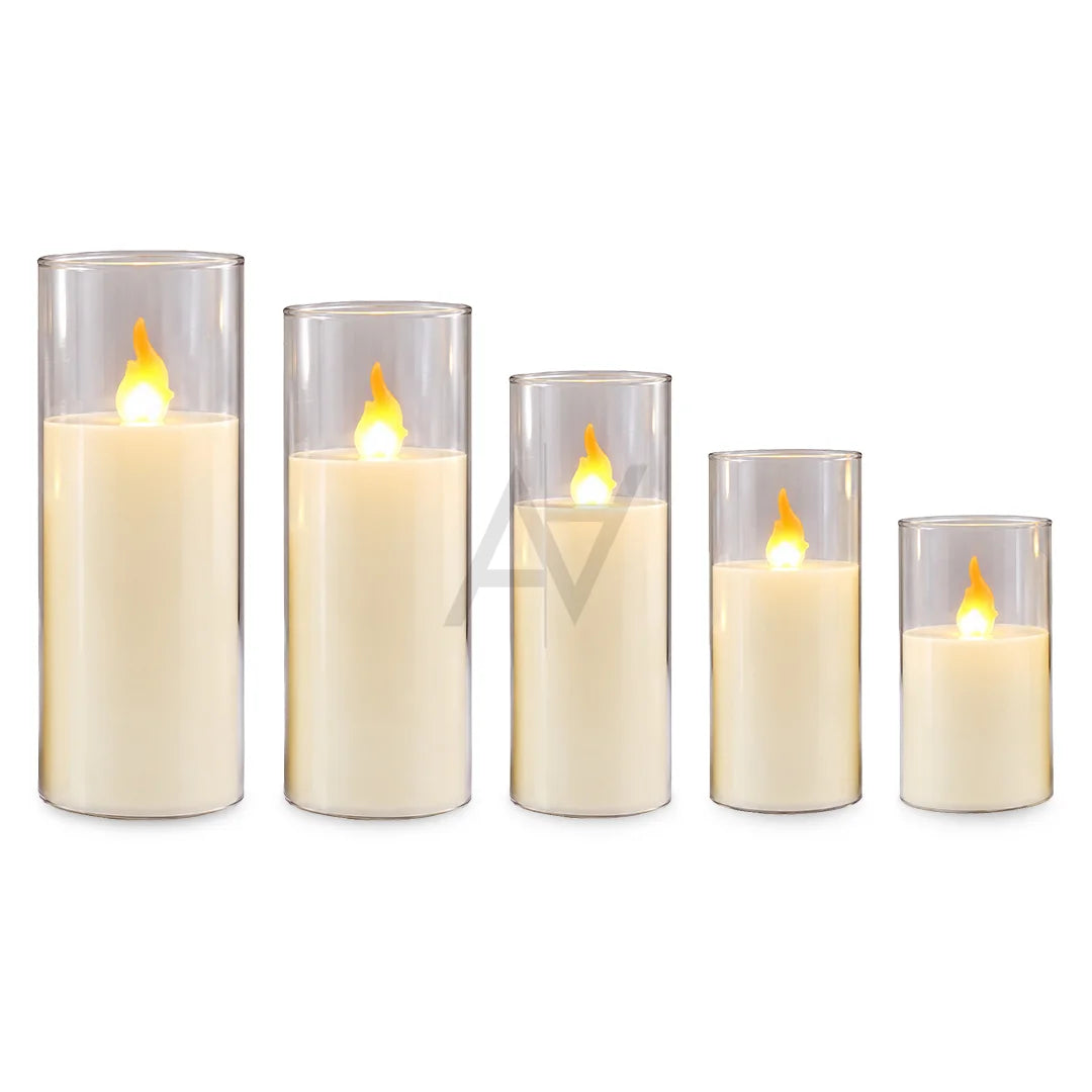 LED Flameless Candles – Realistic Flickering Light