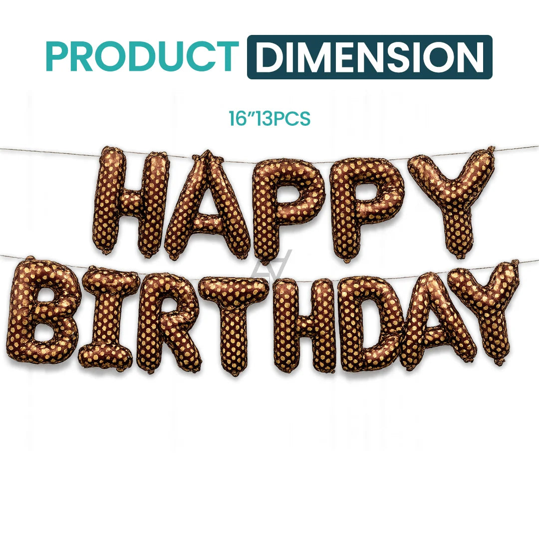 Happy Birthday Foil Balloons - Multiple Themes