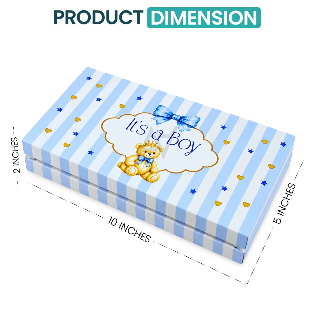 Baby Shower Gift Box & Bag – It's a Boy / It's a Girl Birth Announcement Favors