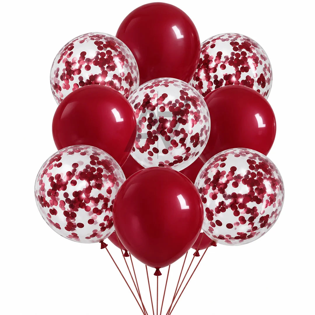 Confetti Latex Balloon Set
