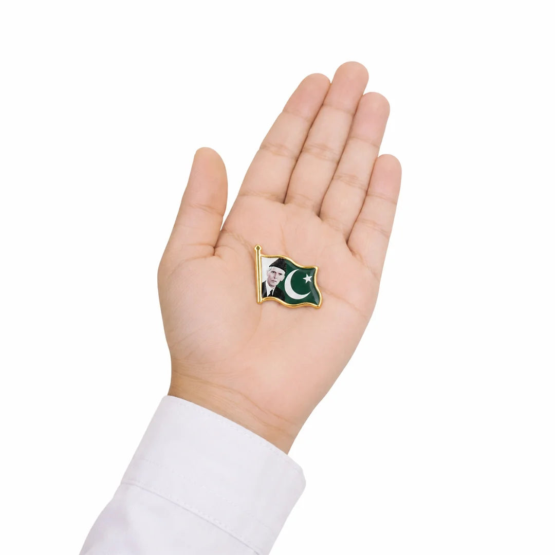 Pack of 12 - Quaid e Azam Pakistan Badges