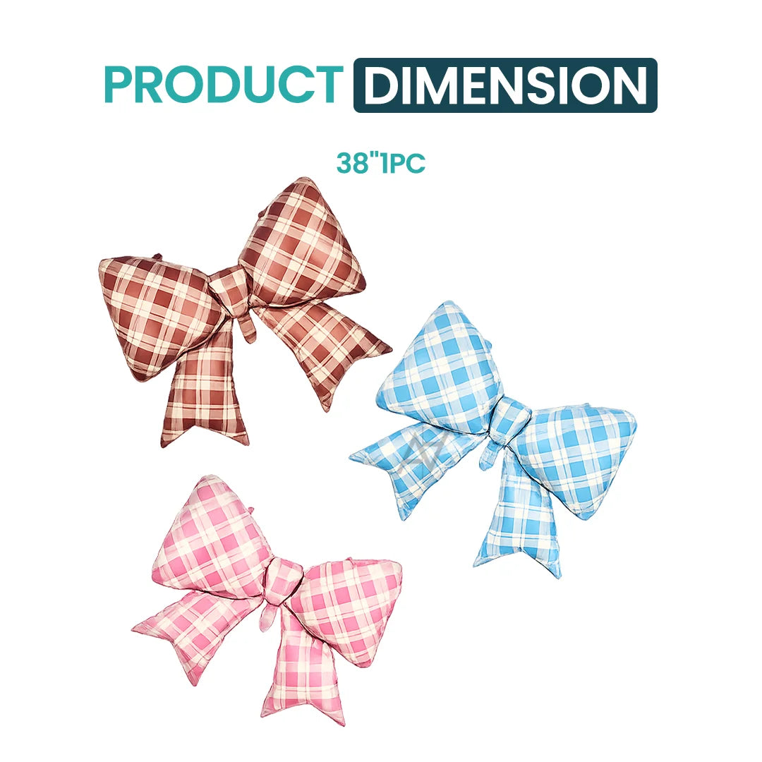 Ribbon Bow Foil Balloon
