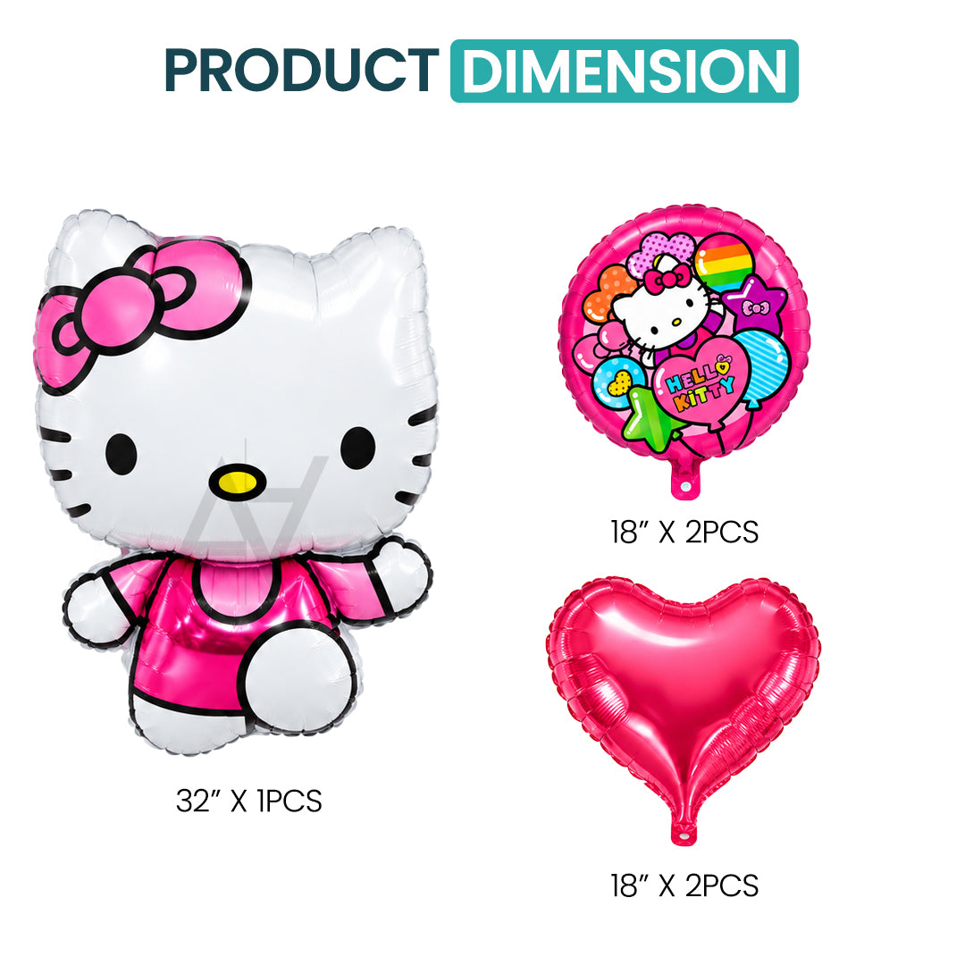 Hello Kitty Foil Balloon Set