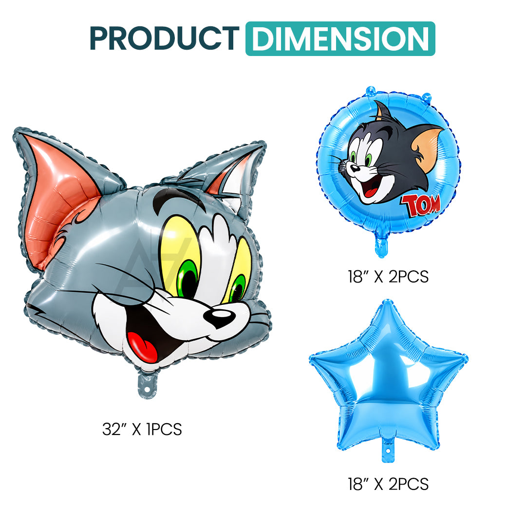 TOM Foil Balloon Set - 5 pcs Set