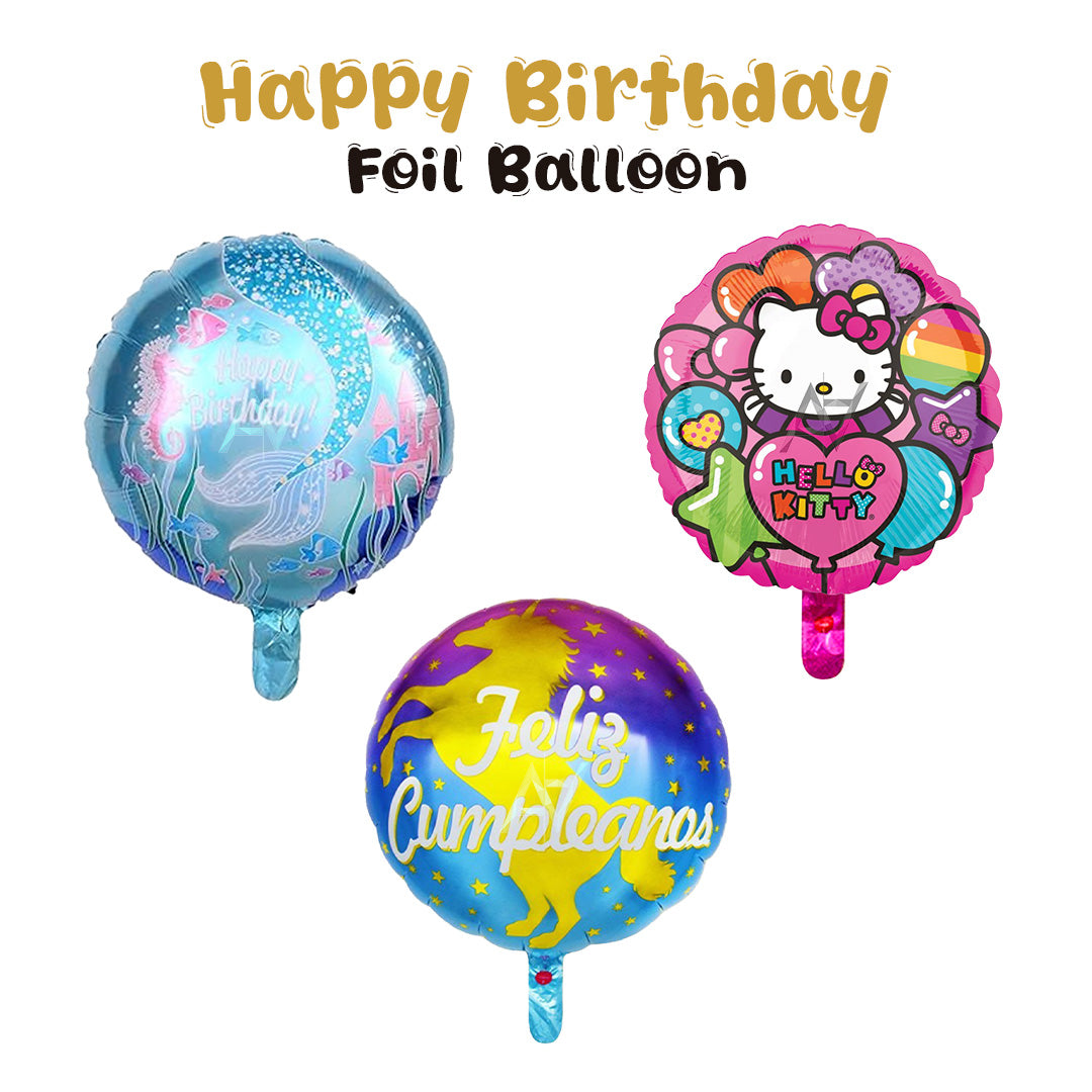 Hello Kitty - Happy Birthday Foil Balloon