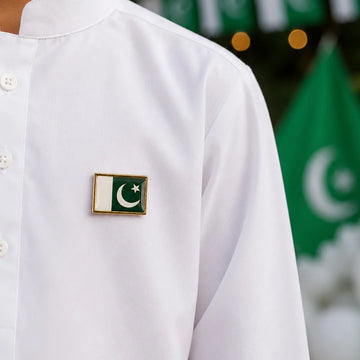 Pakistan Day Magnetic Badges - Pack of 12