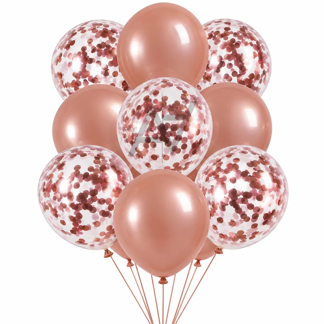Confetti Latex Balloon Set