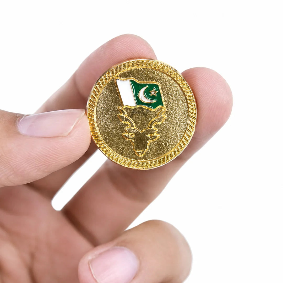 Pack of 12 - Markhor Golden Badges