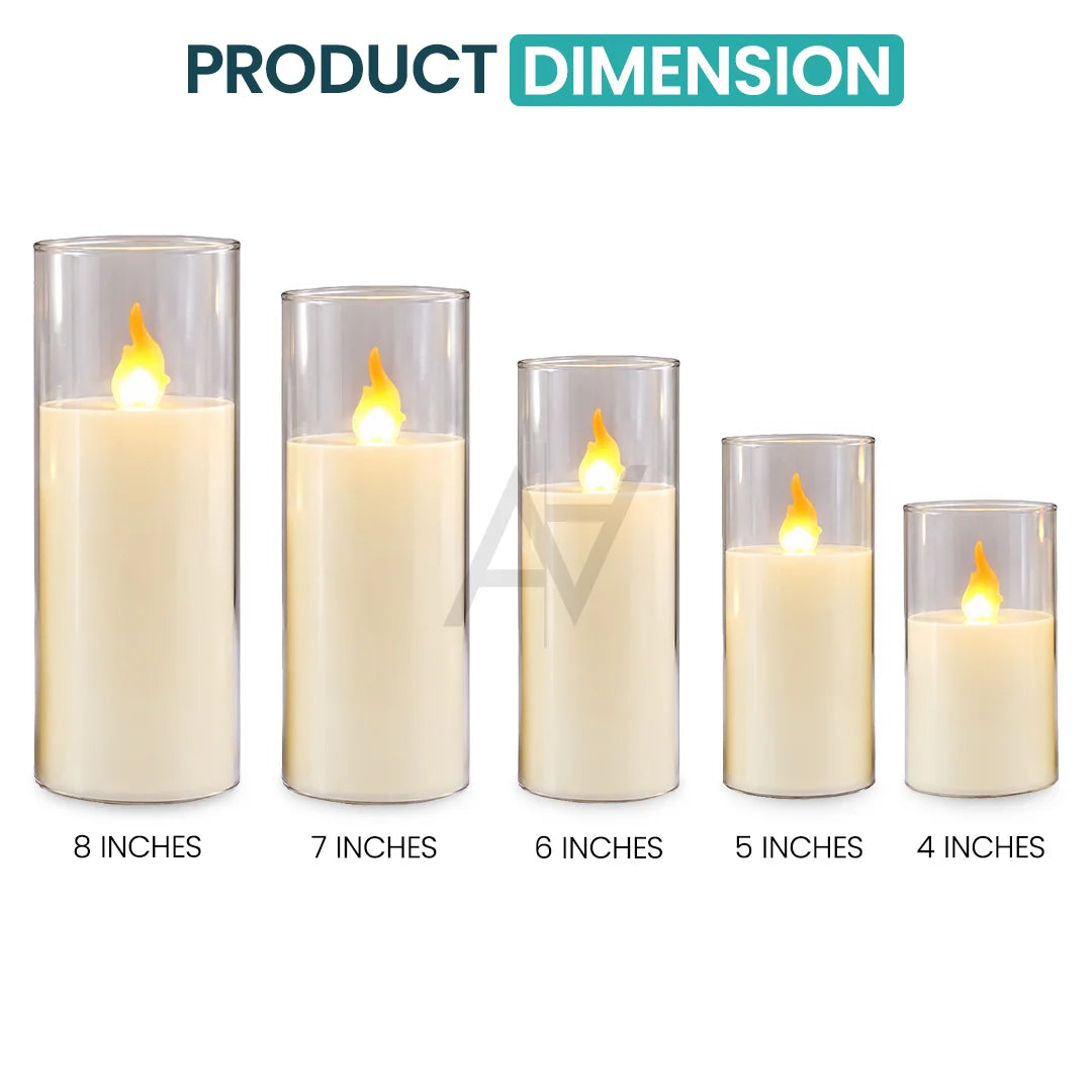 LED Flameless Candles – Realistic Flickering Light