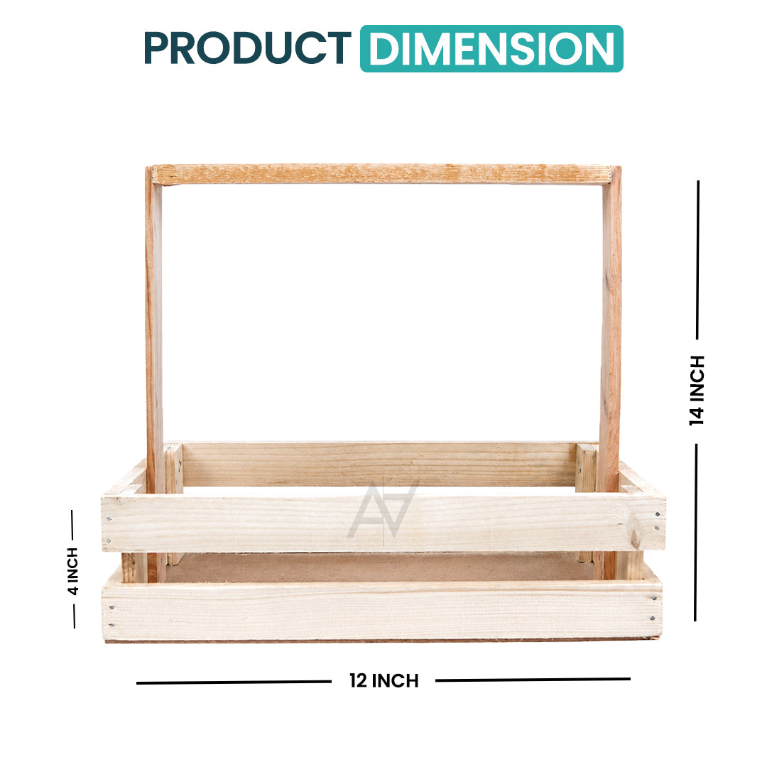 Wooden Basket - 3 Pcs Set