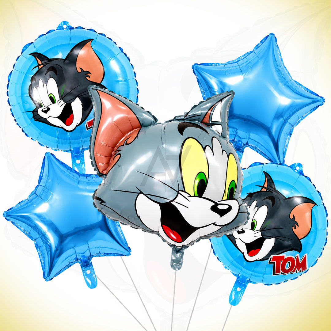 TOM Foil Balloon Set - 5 pcs Set