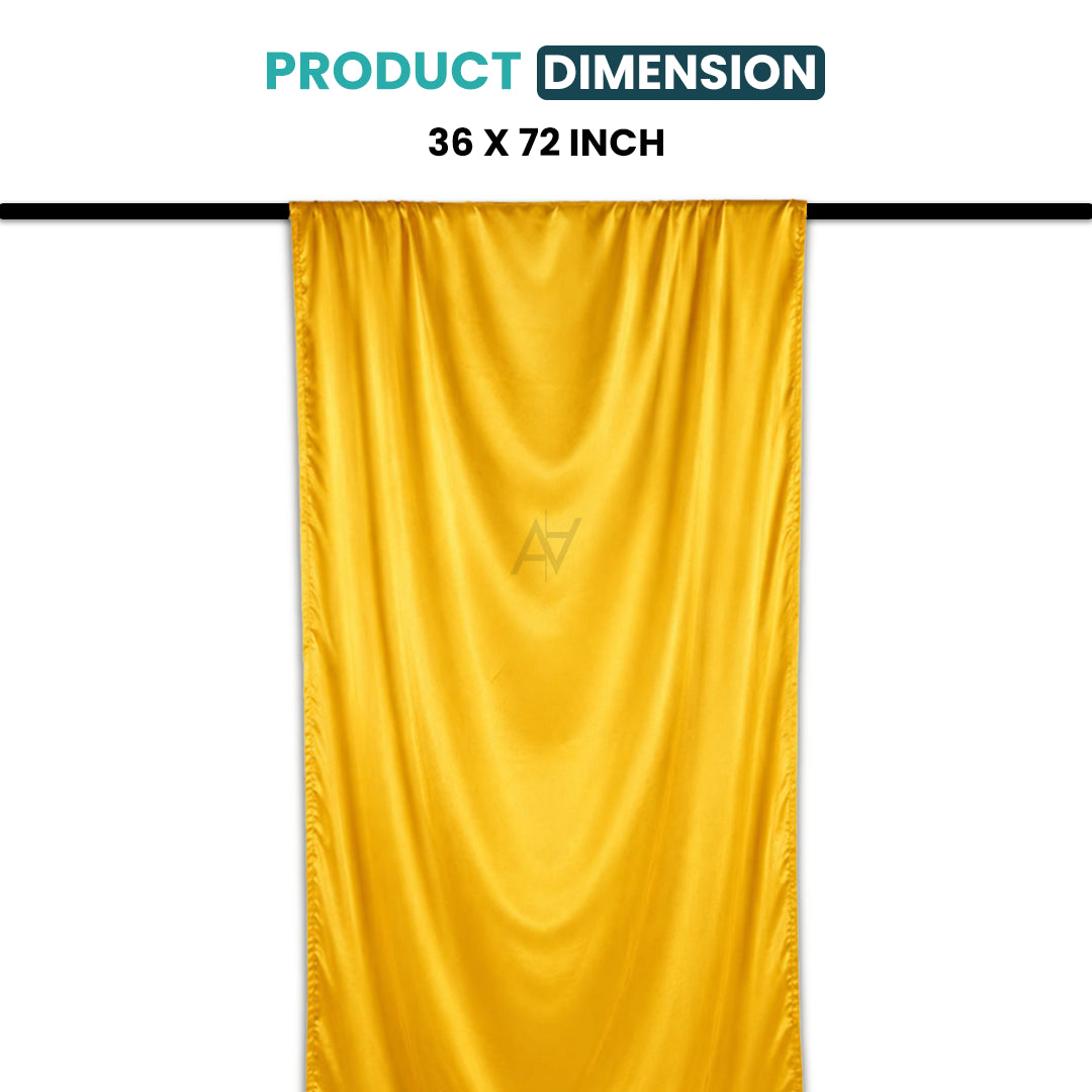 Satin Fabric Curtain Backdrop