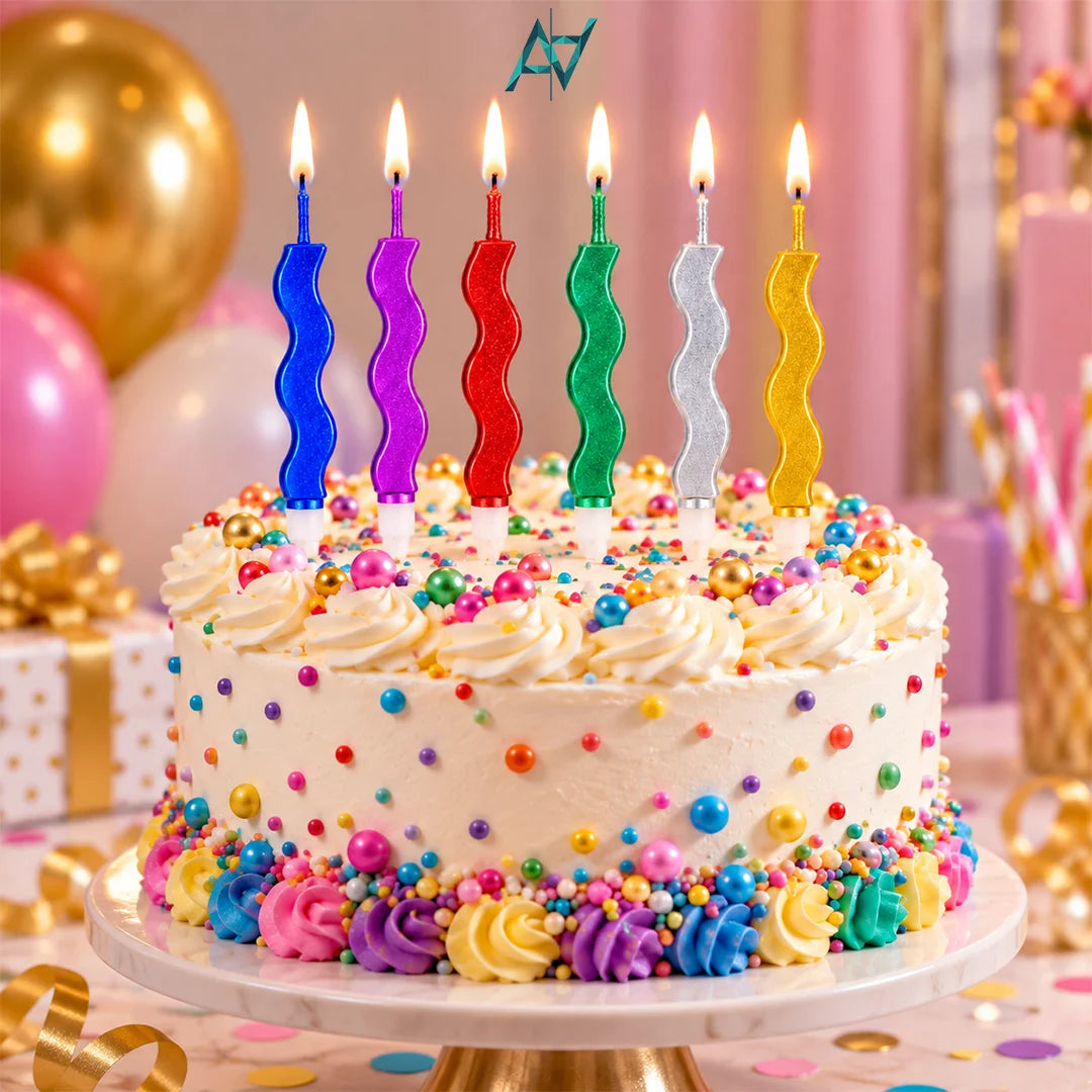 Happy Birthday Cake Candle