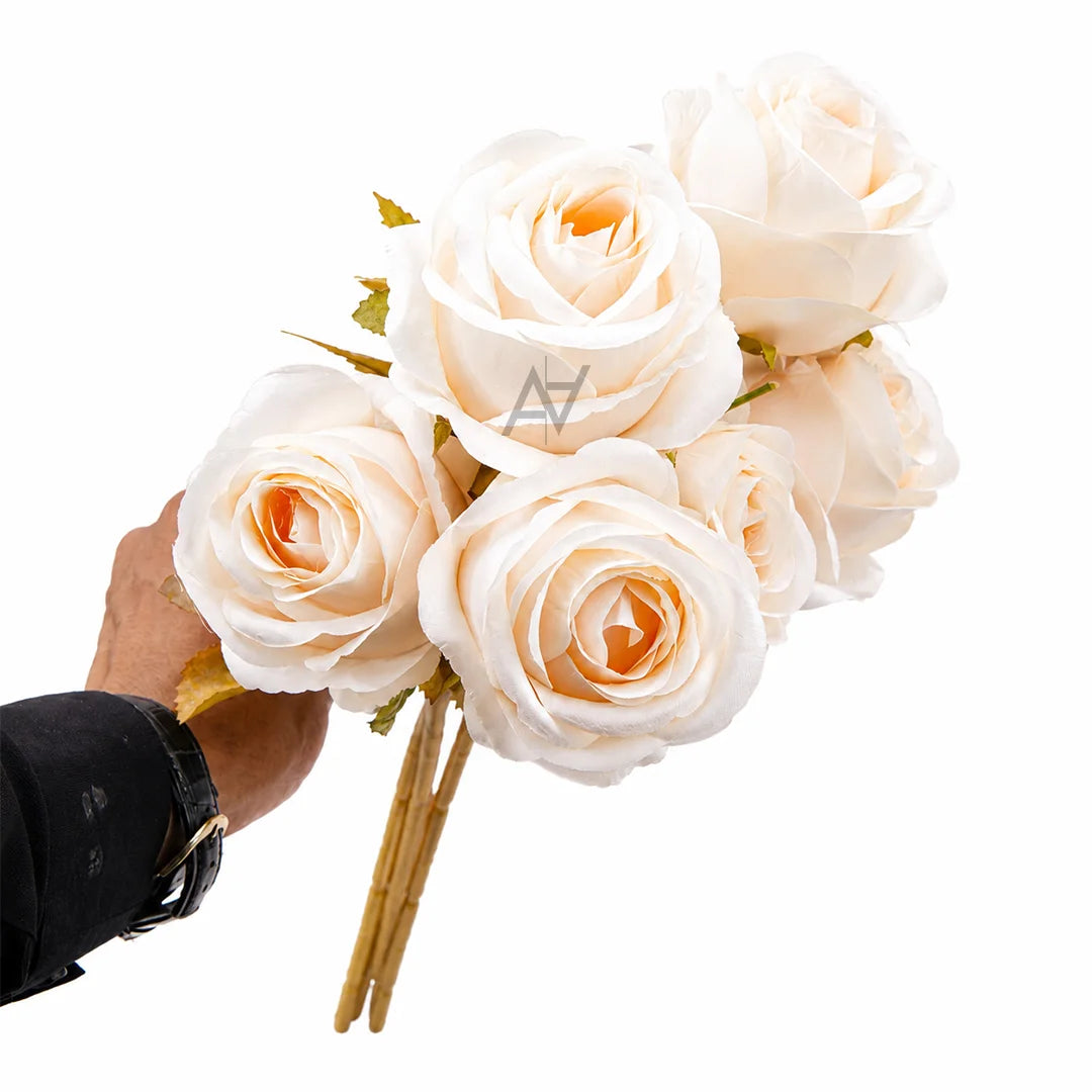 Artificial Roses with Golden Stick