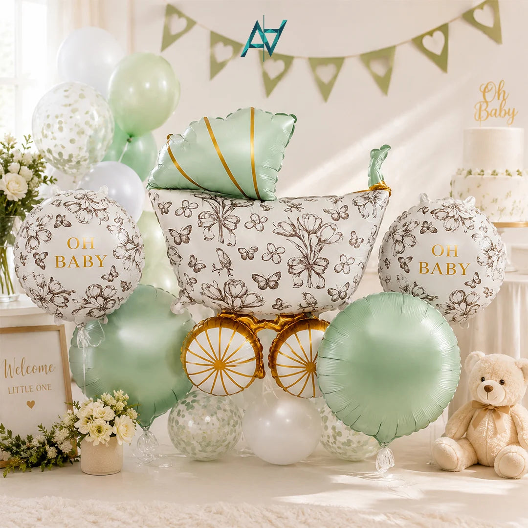 Oh Baby Foil Balloon Set