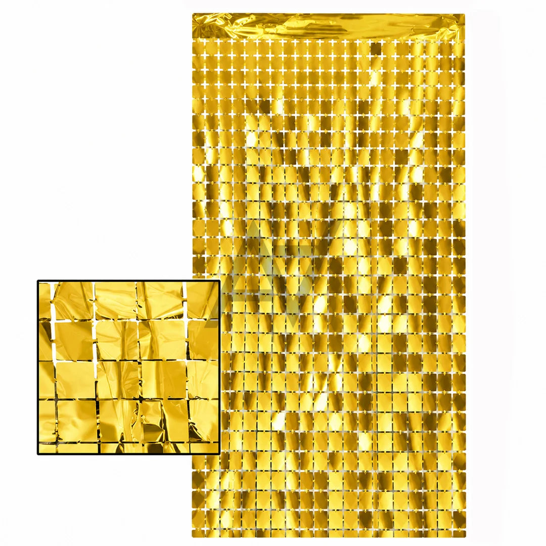 Small Box Foil Curtains