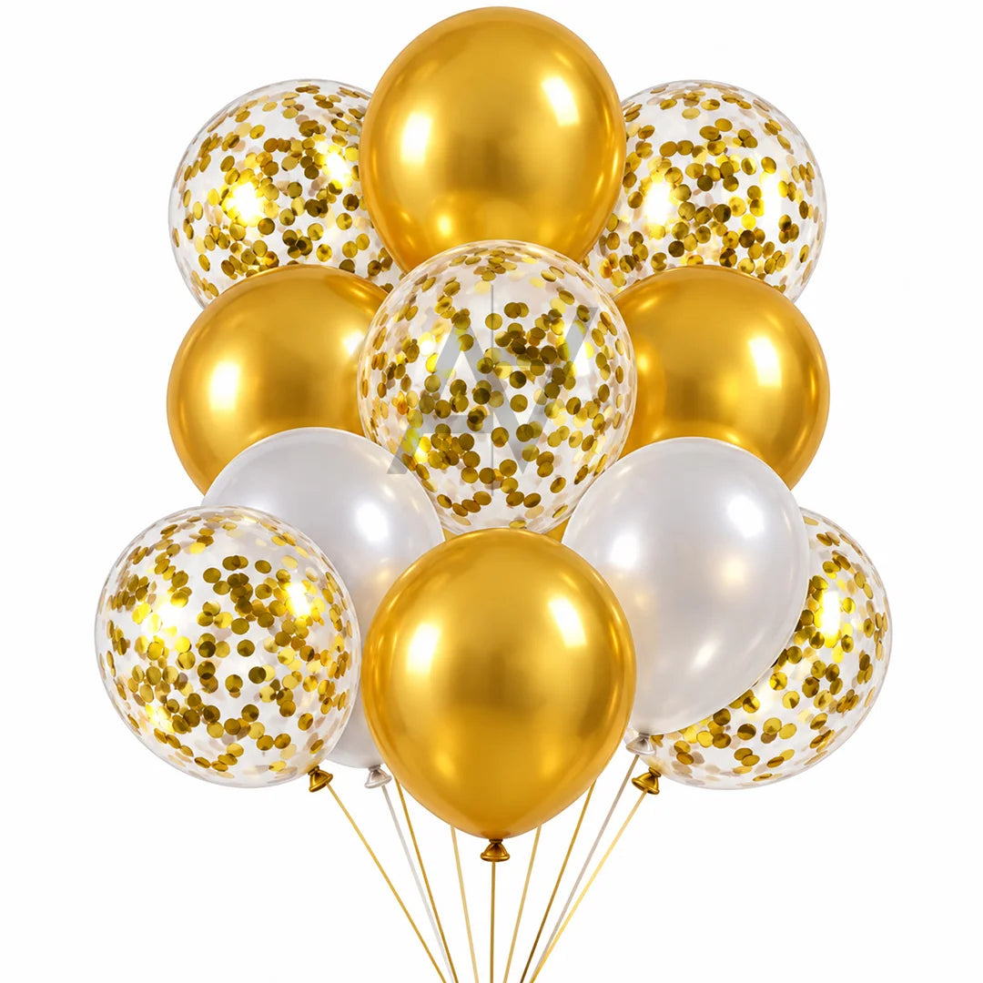 Confetti Latex Balloon Set