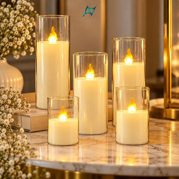 LED Flameless Candles – Realistic Flickering Light